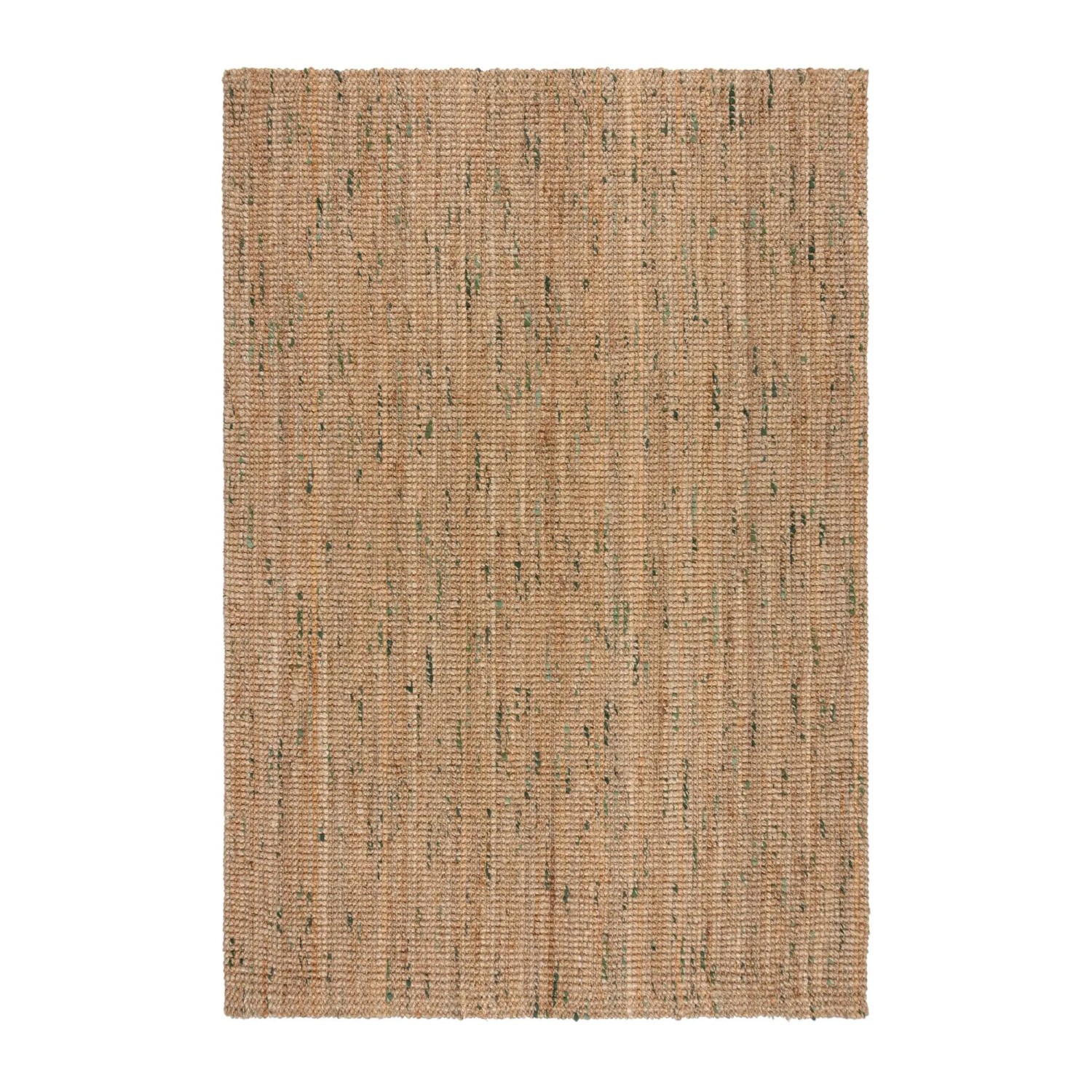 Flair Rugs Kurzflorteppich Jute Boucle 160 cm x 230 cm Naturgrün