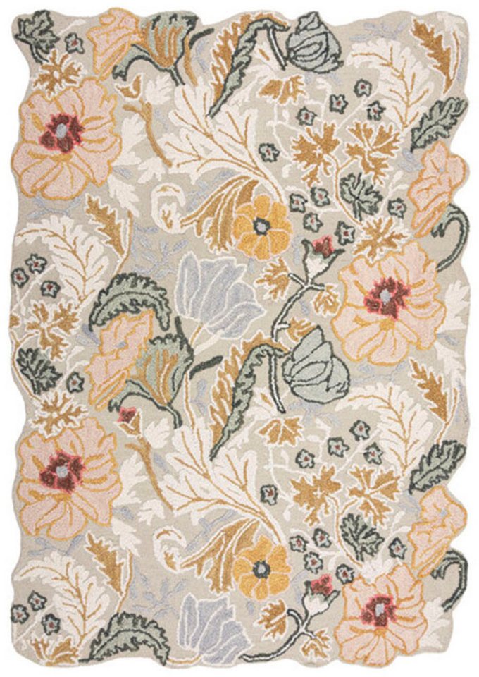 Flair Rugs Wollteppich Daphne Shaped Floral 120 cm x 170 cm Mehrfarbig Bild 2