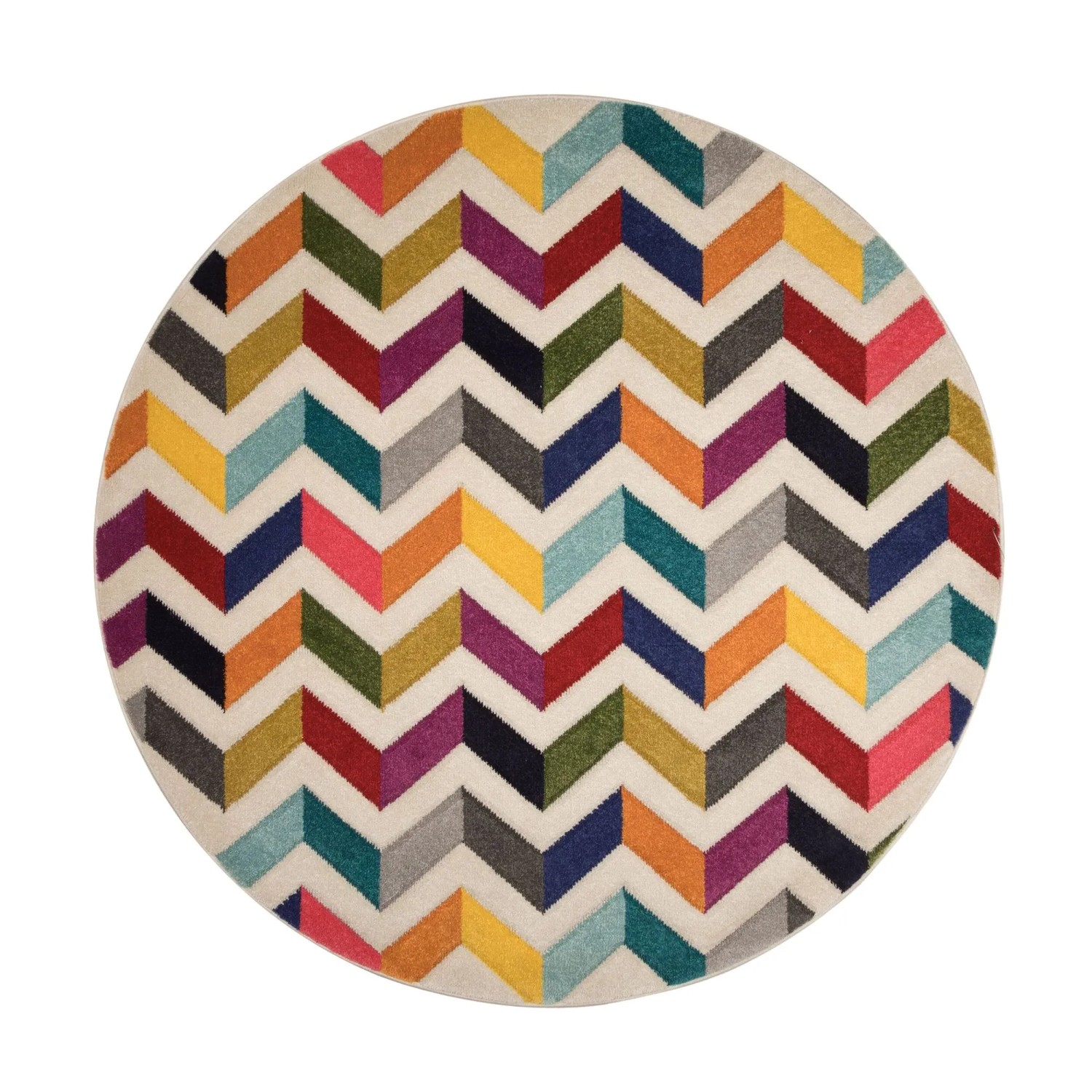 Flair Rugs Kinderteppich Bolero Ø 160 cm Mehrfarbig