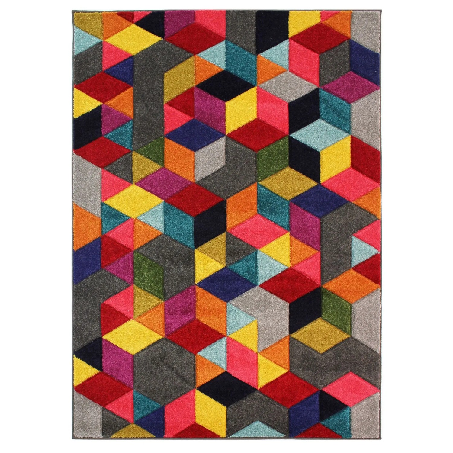 Flair Rugs Kinderteppich Dynamic 120 cm x 170 cm Mehrfarbig