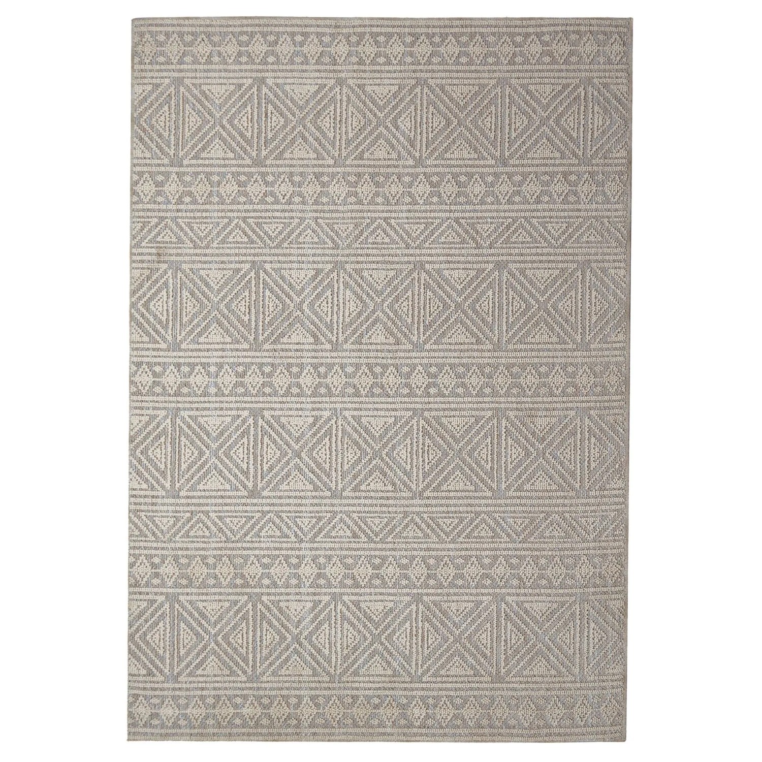 Flair Rugs Kurzflorteppich Lucia 155 cm x 230 cm Grau