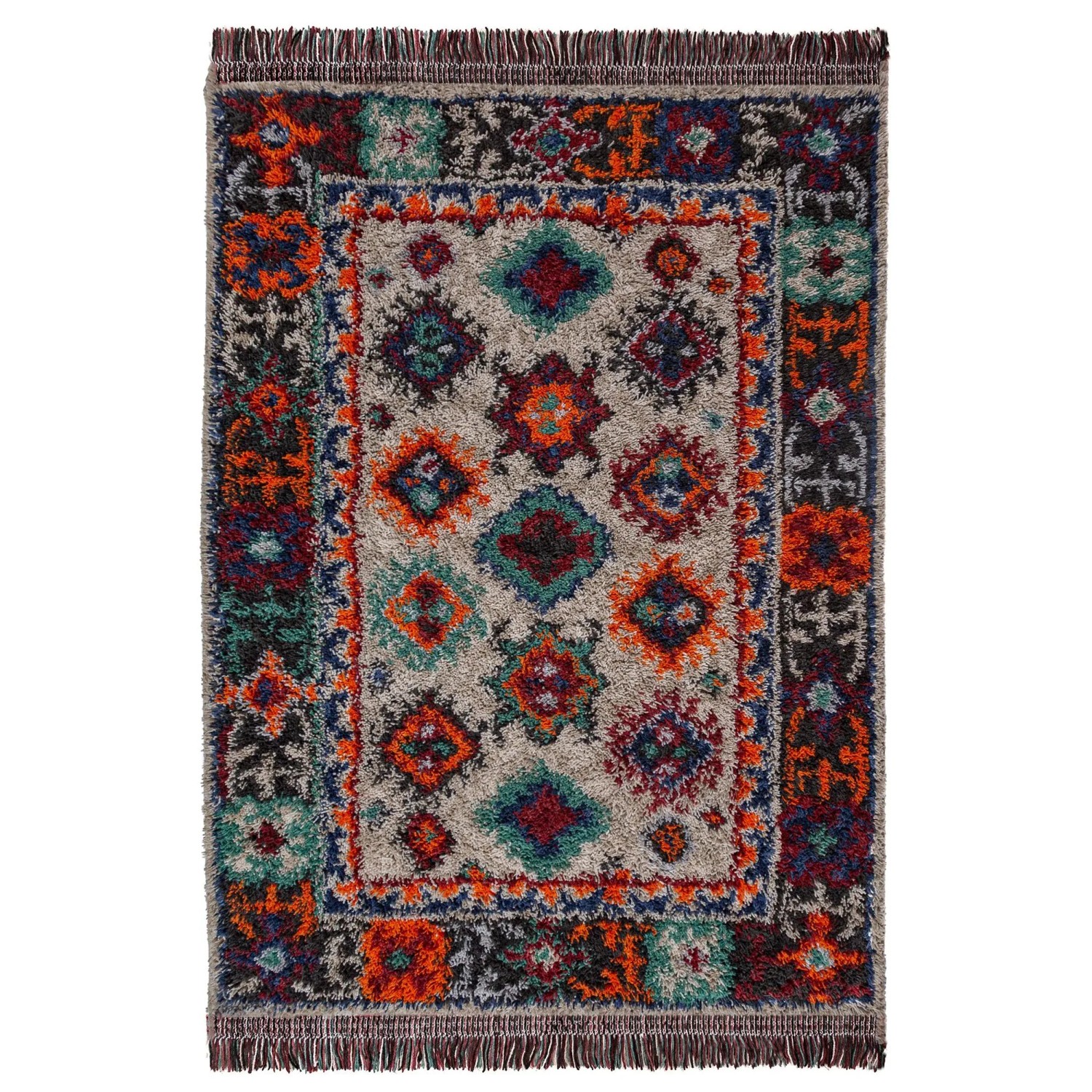 Flair Rugs Hochflorteppich Lia Shaggy 160 cm x 230 cm Mehrfarbig