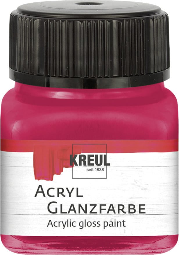 Kreul Acryl Glanzfarbe magenta 20 ml Glanzfarbe