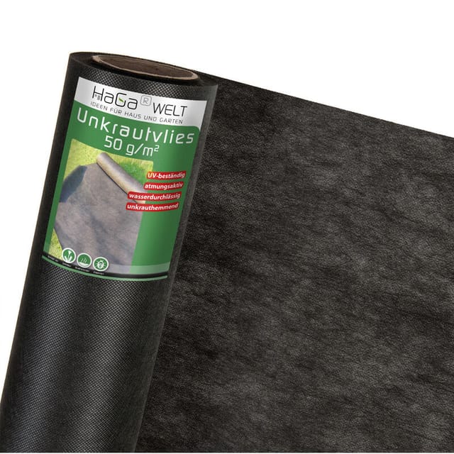 Haga - gartenvlies 50g/m² 1,2m x 50m Unkrautvlies Schutzvlies Mulchvlies