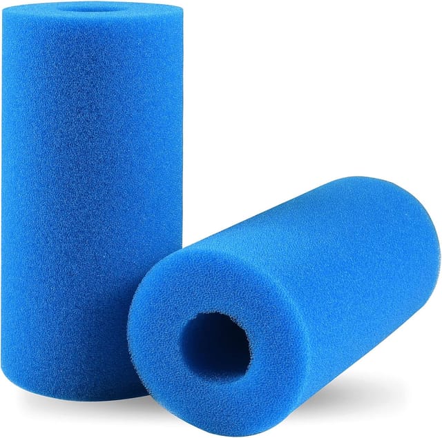 2 Stück Spa-Schaumfilter, Filter a, Typ a Filterschwamm,Schaumstofffilter,Wiederverwendbare und waschbare