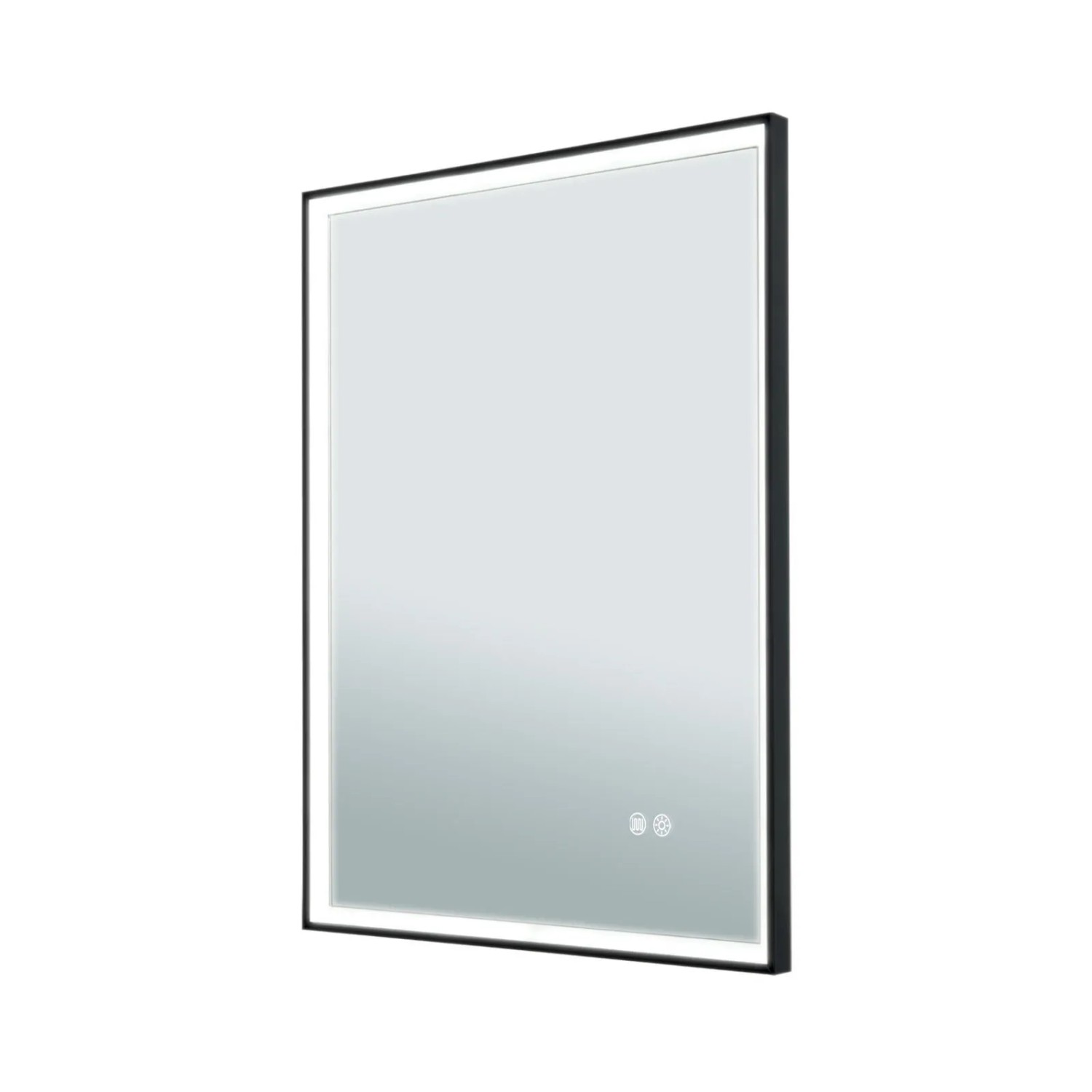 Orion Leuchten LED Spiegel 45x60cm 3CCT mit Anlaufschutz Anti-Fog Schwarz