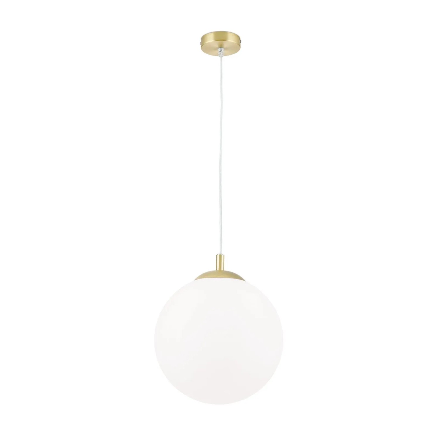 Orion Leuchten Kugelleuchte 30 cm 1 x E27 Gold Weiß