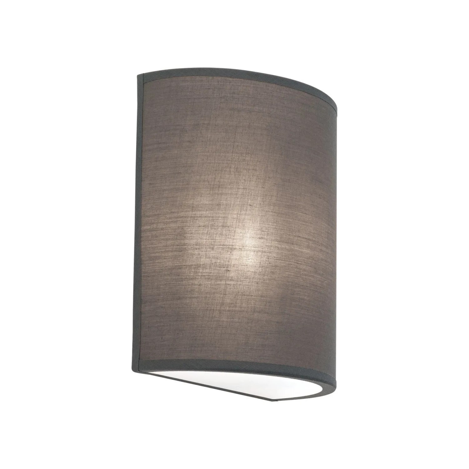 Orion Leuchten Wandleuchte E14 Mit Lampenschirm Leine 9W Dimmbar Grau