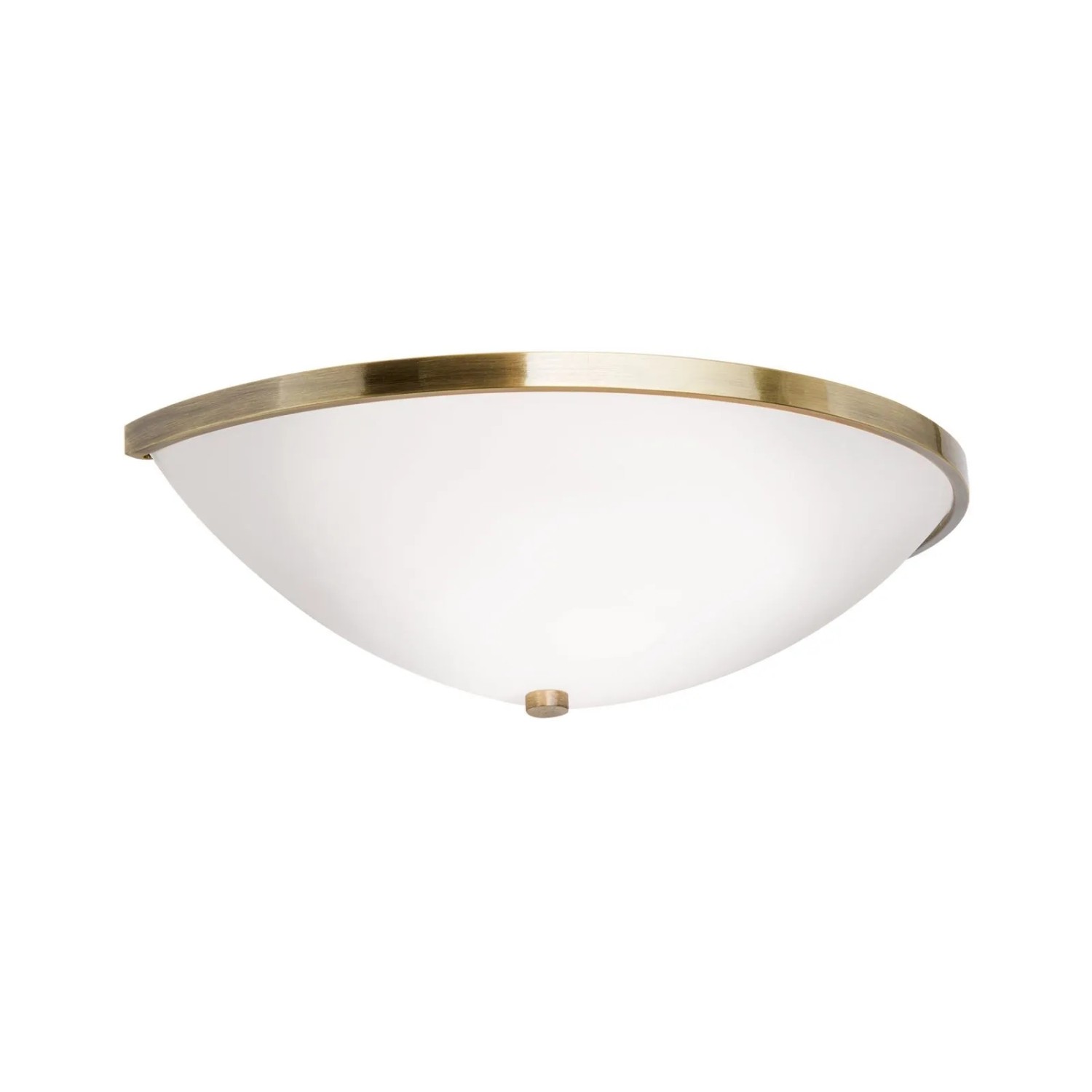 Orion Leuchten Wandleuchte 1-flammig E14 40W Opalglas Patina