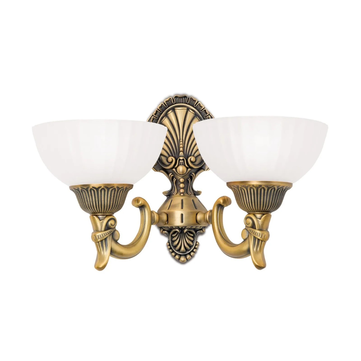 Orion Leuchten Wandleuchte 2-flammig E27 60W Bronze