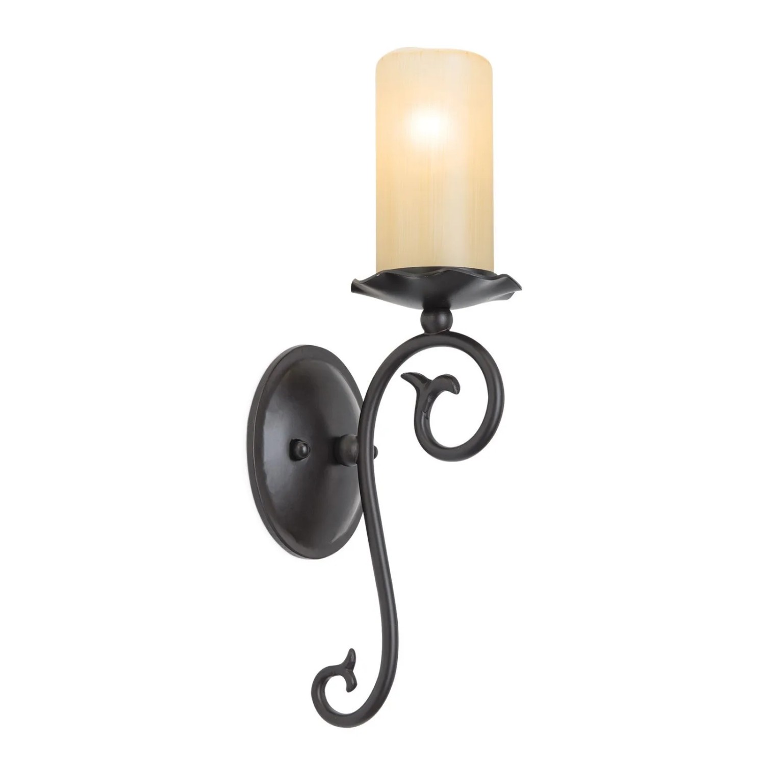 Orion Leuchten Wandleuchte 1-flammig Kerzenoptik E14 40W Antik