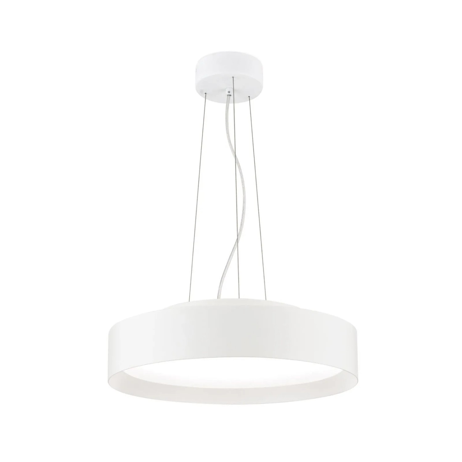 Orion Leuchten Pendelleuchte LED 2500lm 2700 4000K ⌀ 40cm Weiß