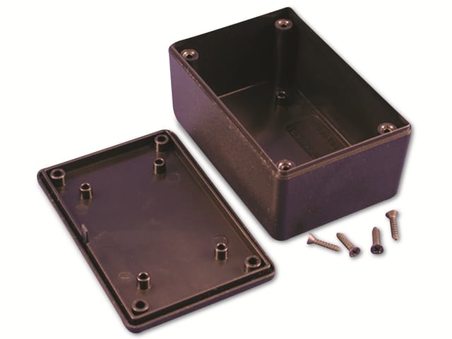 Hammond - Electronics 1591XXLSBK Universal-Gehäuse 87 x 57 x 40 abs Schwarz 1 St.