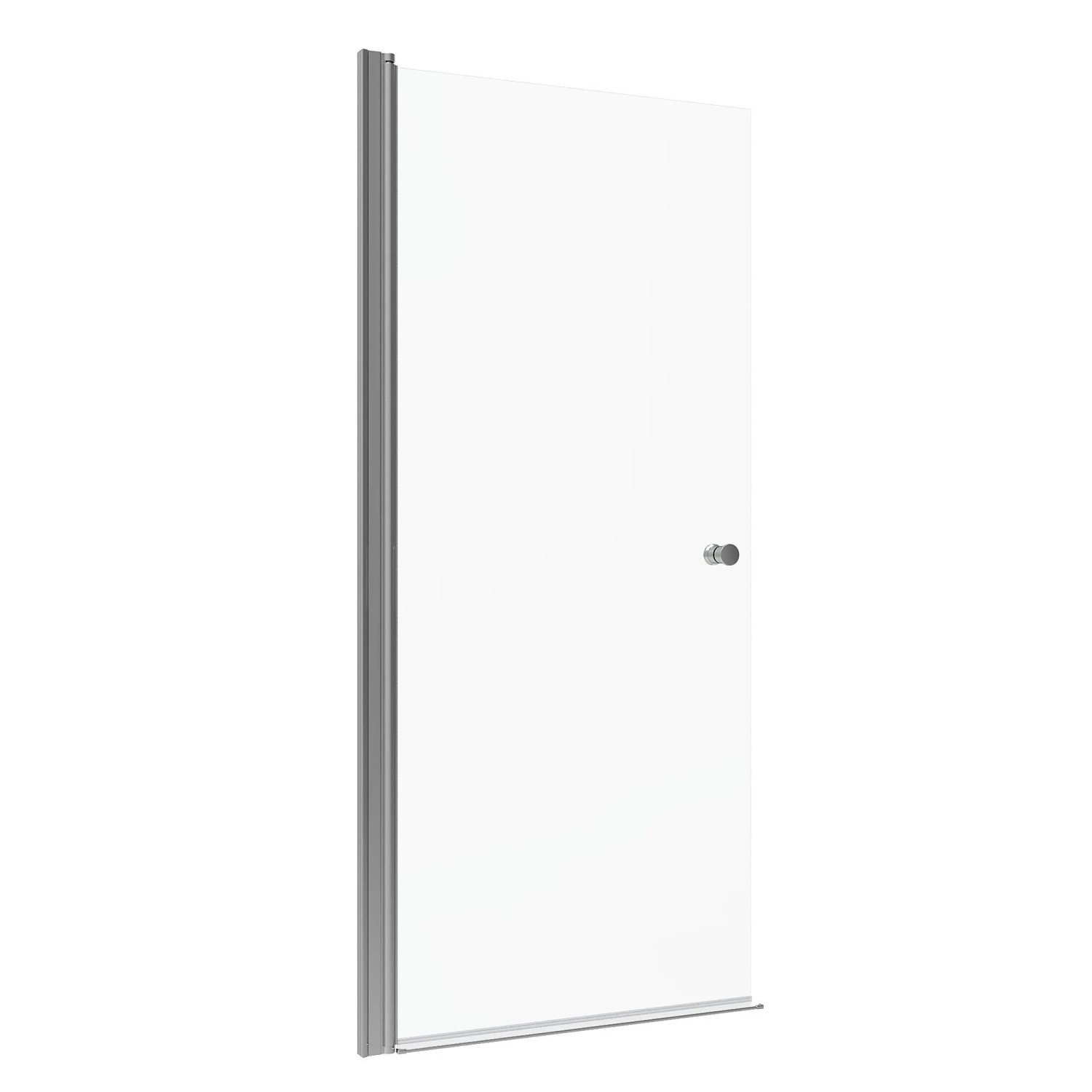 Aquabatos Walk In Dusche 90 x 187 cm Duschwand Duschabtrennung 5 mm ESG Sicherheitsglas Duschtrennwand Drehtür Duschtür Schwingtür für Badezimmer