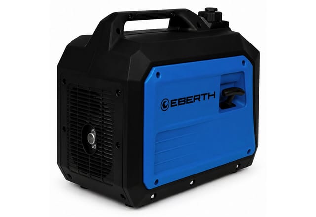 EBERTH 3500 Watt Inverter Stromerzeuger Leise Stromgenerator 2x 230V Schuko 12V und USB Anschluss