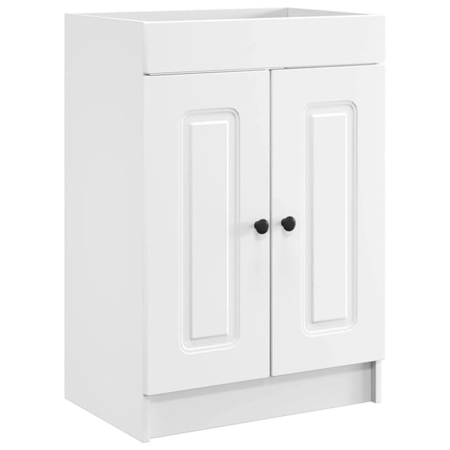 vidaXL Unter dem Waschbecken Badschrank Weiß 78,5 x 37,5 x 81 cm 890014
