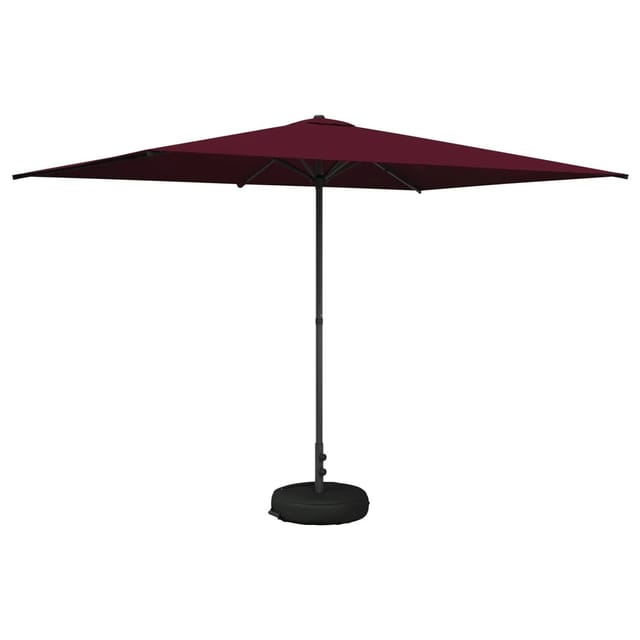 vidaXL Garten-Schirm mit Fuß 200 x 300 cm Polyester Rechtwinklig 42036208