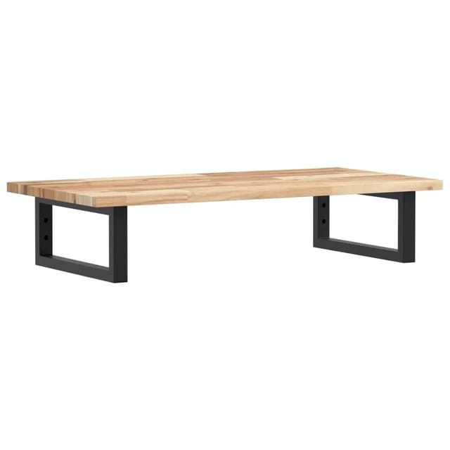 vidaXL Waschbeckenregal Wandmontage Stahl und Akazienholz 3302669