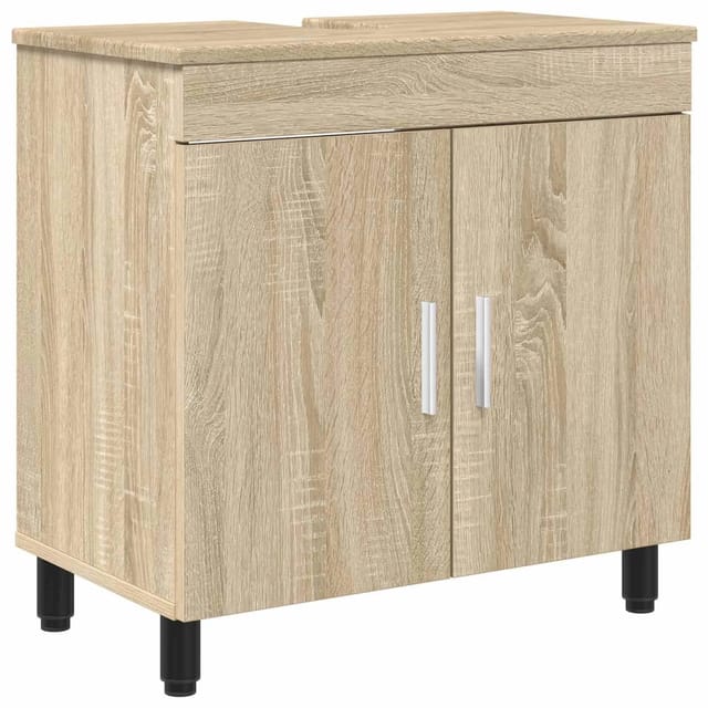 vidaXL Waschtisch Sonoma-Eiche 60 x 35 x 60 cm Holzwerkstoff 889397