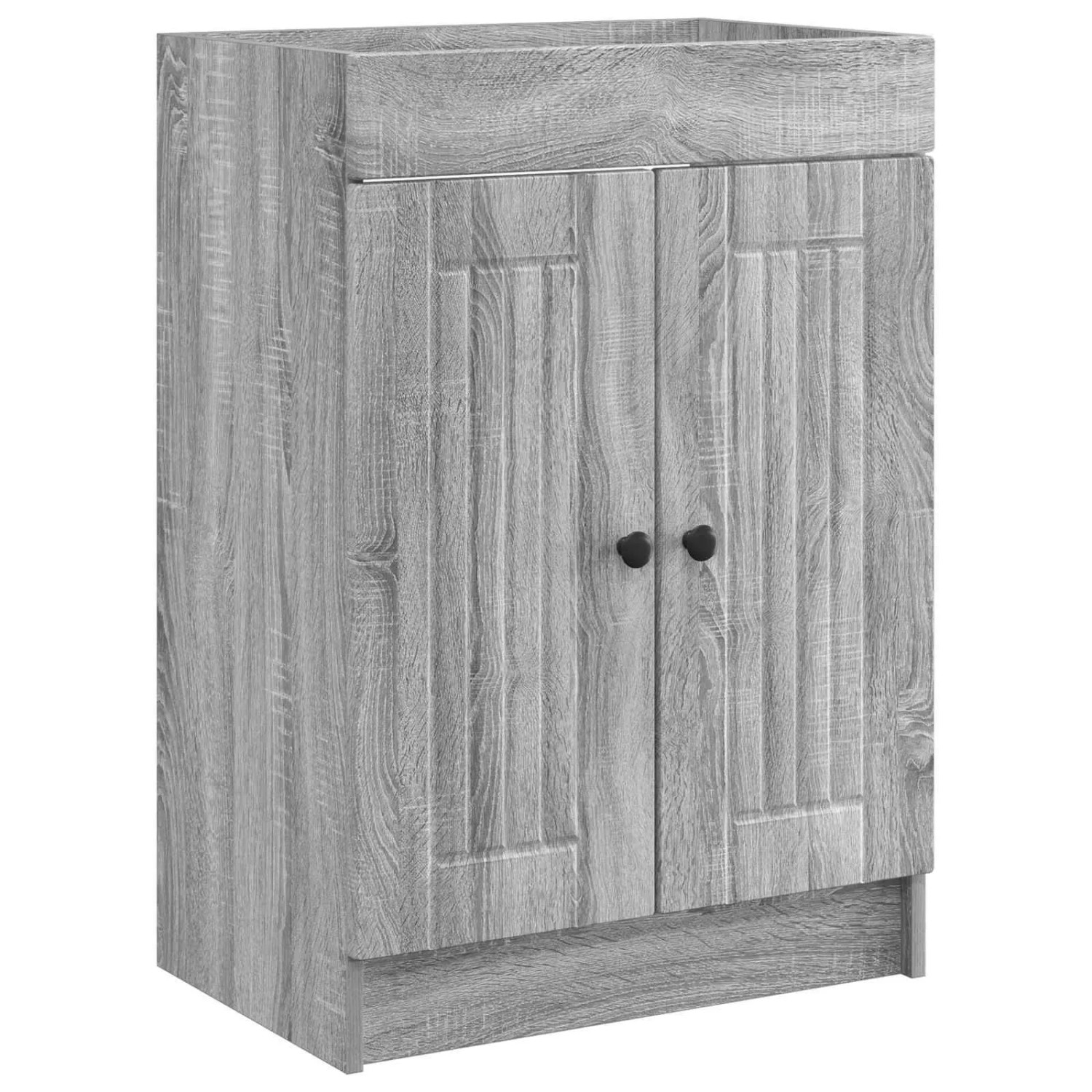 vidaXL Unter dem Waschbecken Badschrank Sonoma-Grau 890050