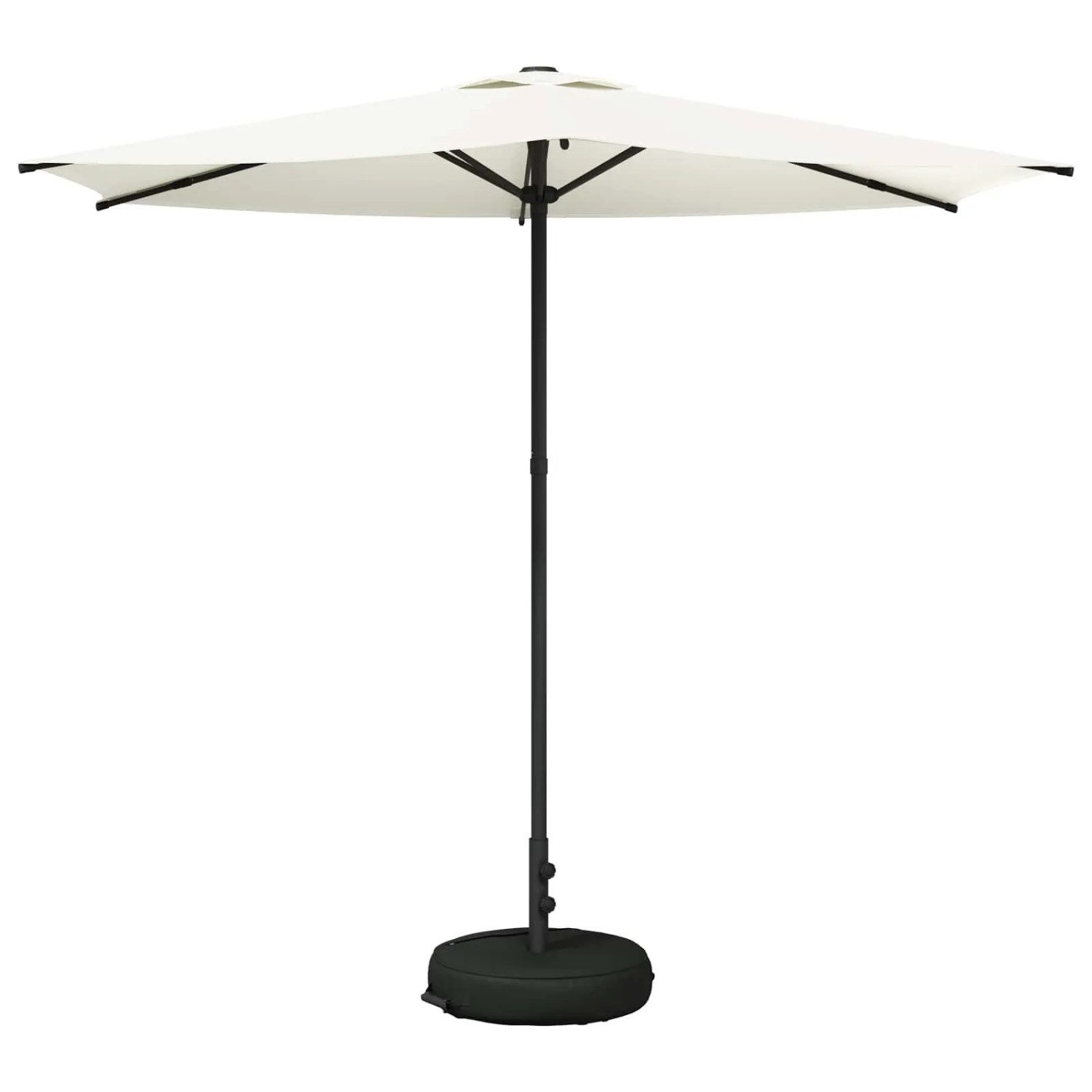 vidaXL Garten-Schirm mit Fuß 270 x 270 cm Polyester Rechtwinklig Creme 42036222