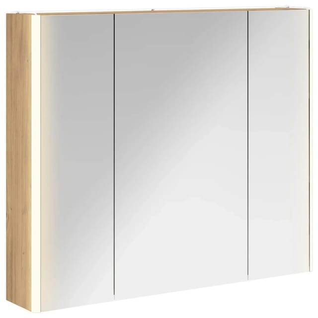 vidaXL Badezimmerspiegelschrank Kunsthandwerk Eiche 889270