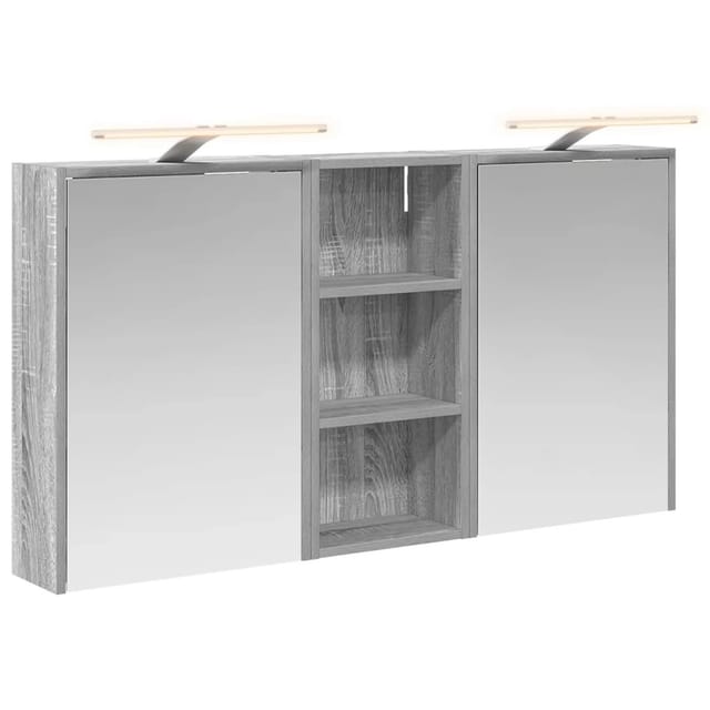 vidaXL Badezimmerschrank-Set 3 Stk. 116 x 16 x 62,5 cm Holzwerkstoff 3403821