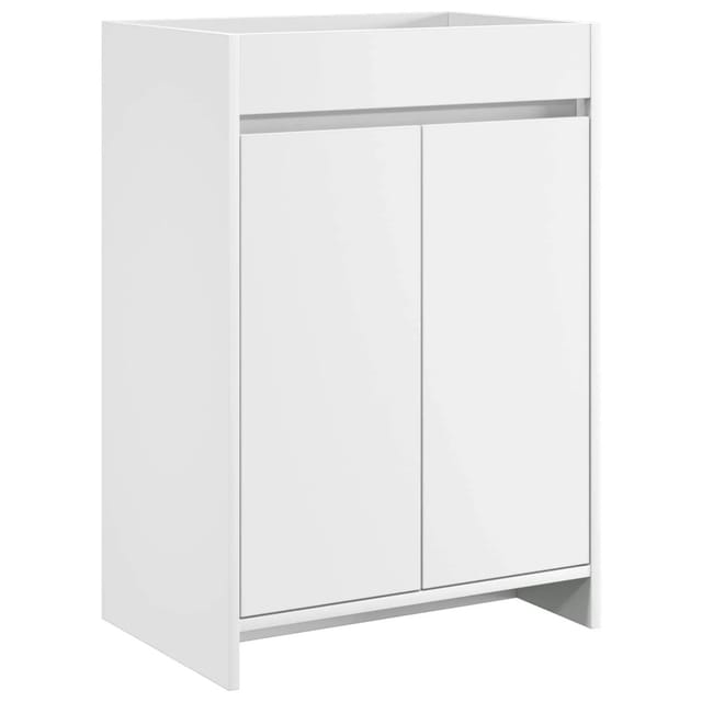 vidaXL Badunterschrank Weiß 56 x 37,5 x 81 cm Holzwerkstoff 890776