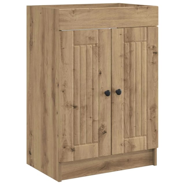 vidaXL Unter dem Waschbecken Badschrank Artisan-Eiche 890053