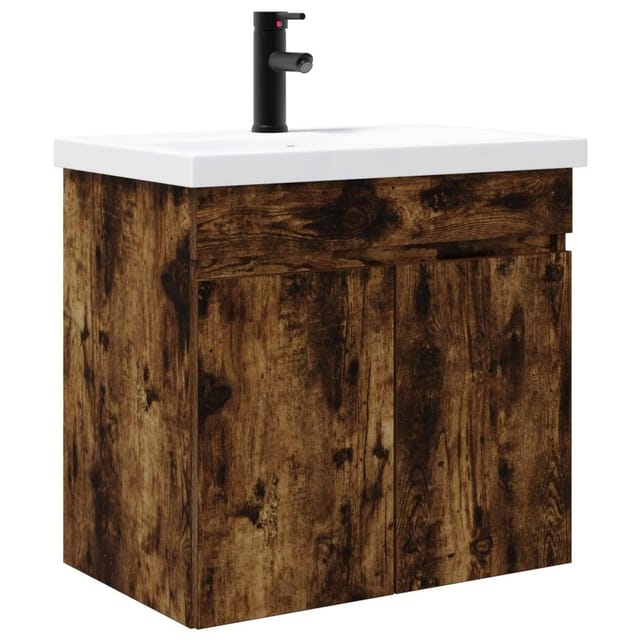 vidaXL Badezimmer Waschtischunterschrank mit Wasserhahn 889541