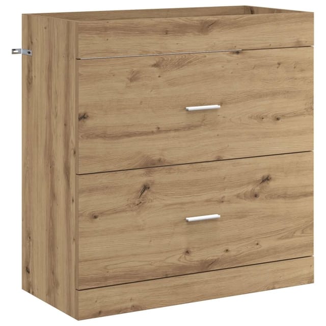 vidaXL Badunterschrank Artisan-Eiche 78,5 x 37,5 x 81 cm Holzwerkstoff 890719