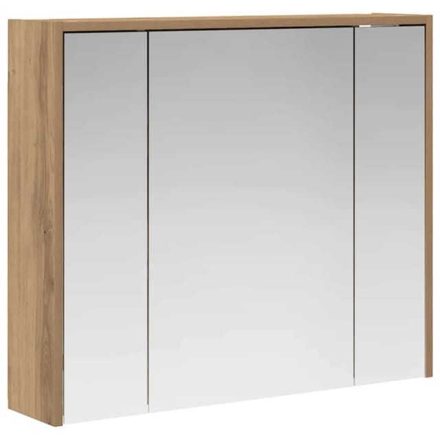 vidaXL Badezimmerspiegelschrank Kunsthandwerk Eiche 889174