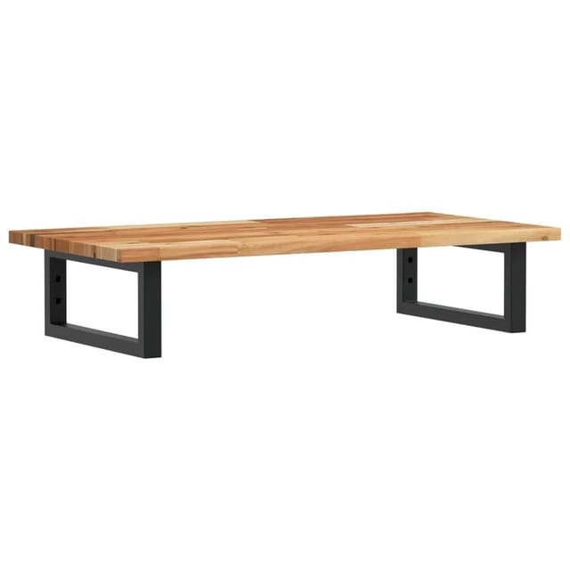 vidaXL Waschbeckenregal Wandmontage Stahl und Akazienholz 3302717