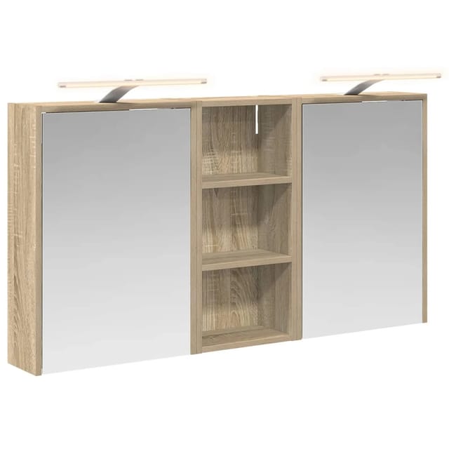 vidaXL Badezimmerschrank-Set 3 Stk. 116 x 16 x 62,5 cm Holzwerkstoff 3403818