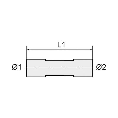 Riegler - Reduzierverschr., Dichtkegel, Mutter M26x1,5 i., es 1.4571 Ø18x10