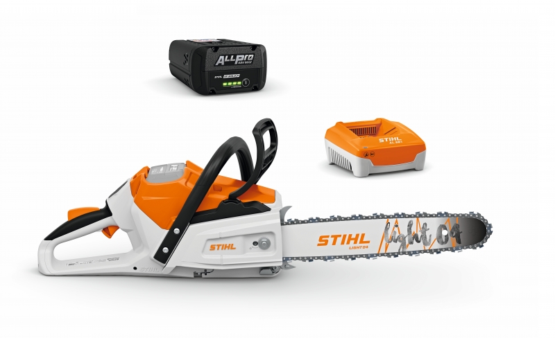 STIHL MSA 260 C-O 35 cm mit ALLPRO Akku AP 300.0 P und Ladegerät AL 501 Bild 2