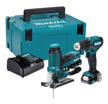 Makita CLX252SAJ + DF333D + JV102D + 2x Akkus BL1021B 2Ah