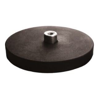 Flachgreifermagnet Set 2-teilig mit Gewindebuchse, Neodym,⌀ 22 mm
