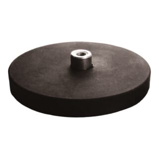 Flachgreifermagnet Set 2-teilig mit Gewindebuchse, Neodym,⌀ 22 mm