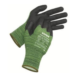 uvex Schnittschutzhandschuhe uvex bamboo Twinflex, High Performance Elastomer (HPE), SoftGrip-Foam-Beschichtung, Größe 11