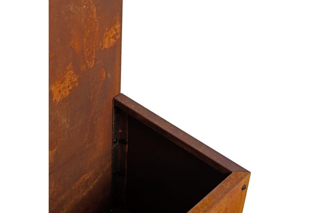 Sichtschutz Rost Metall Gartenzaun 150x50cm Hochbeet Sichtschutzwand Edelrost