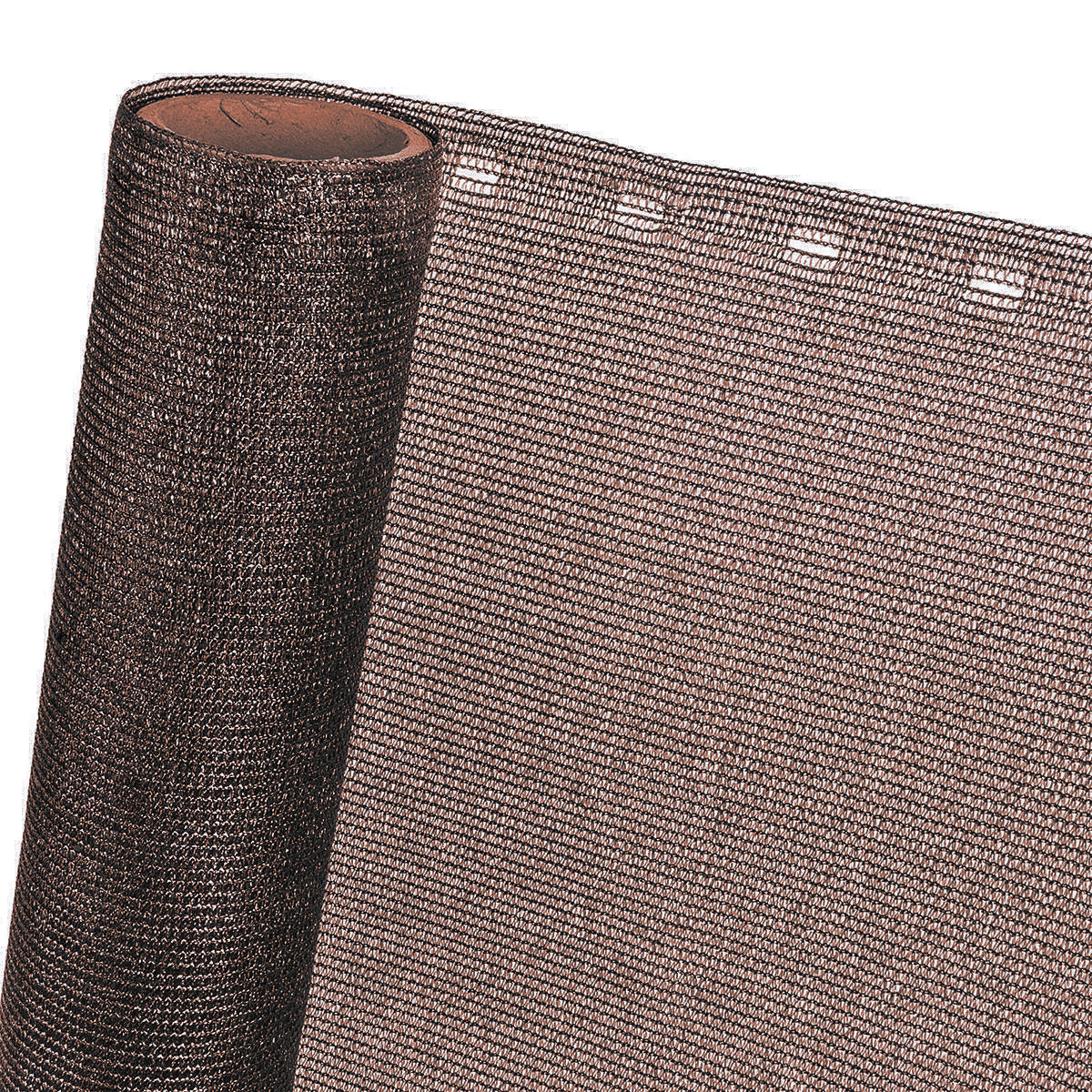 Haga - zaunblende 85 % in 1,5m Breite (Meterware) Sichtblende Schattiernetz in braun