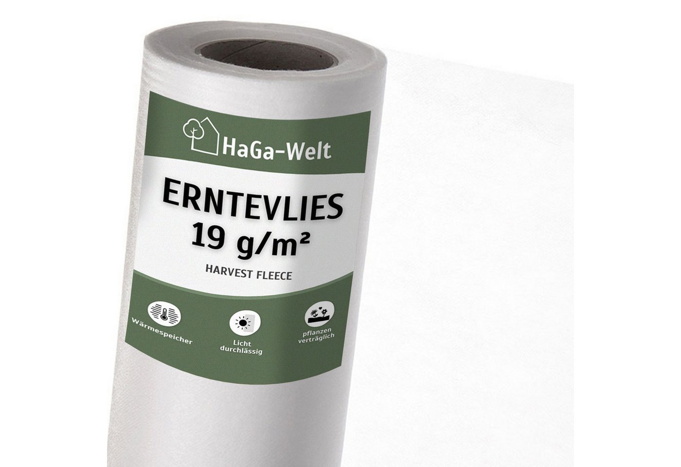 Haga - abdeckvlies 19g/m² 1,6m Br. (Meterware) Ernte-Verfrühungsvlies Ernteschutz Vlies Bild 5