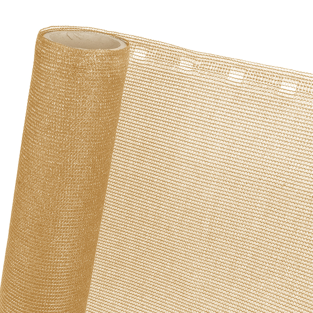 Haga - zaunblende 85 % in 1,5m Breite (Meterware) Sichtblende Schattiernetz in beige