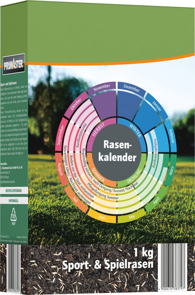 Sport- und Spielrasen 1 kg für ca. 50 m² Sport-u.Spielrasen - Primaster
