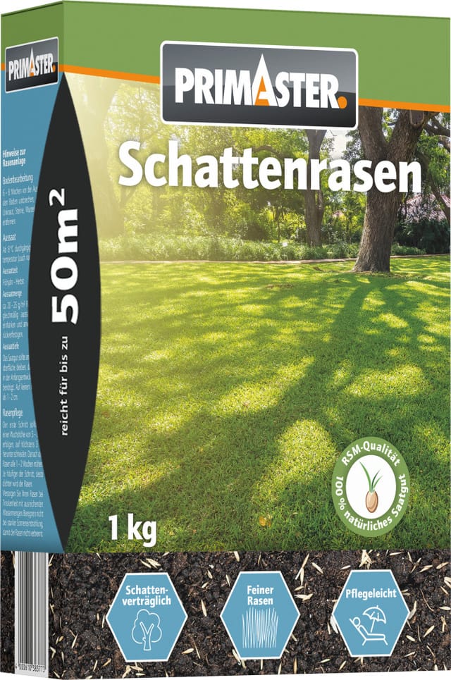Schattenrasen 1 kg für ca. 50 m² Schattenrasen - Primaster