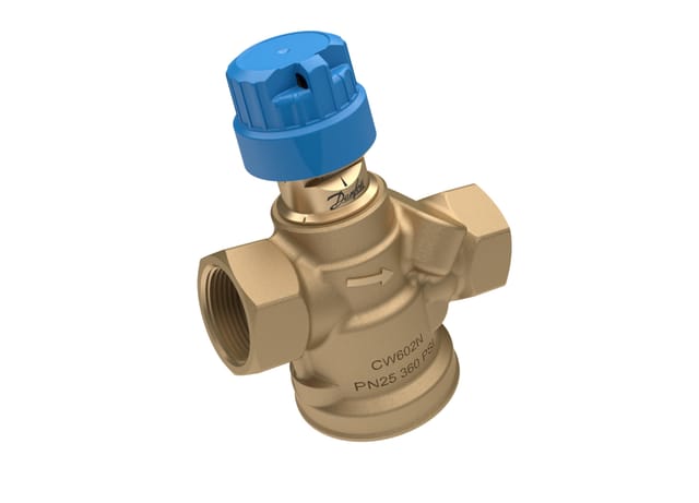 Danfoss druckunabhängiges Regelventil ABQM 4.0 DN 20, 120-1200 l/h, ohne Prüfnippel 3/4" IG