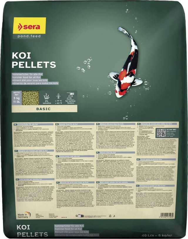 Koi Teichsticks Energy Plus 40 l Fischfutter 5kg Koifutter Teichfutter - Sera