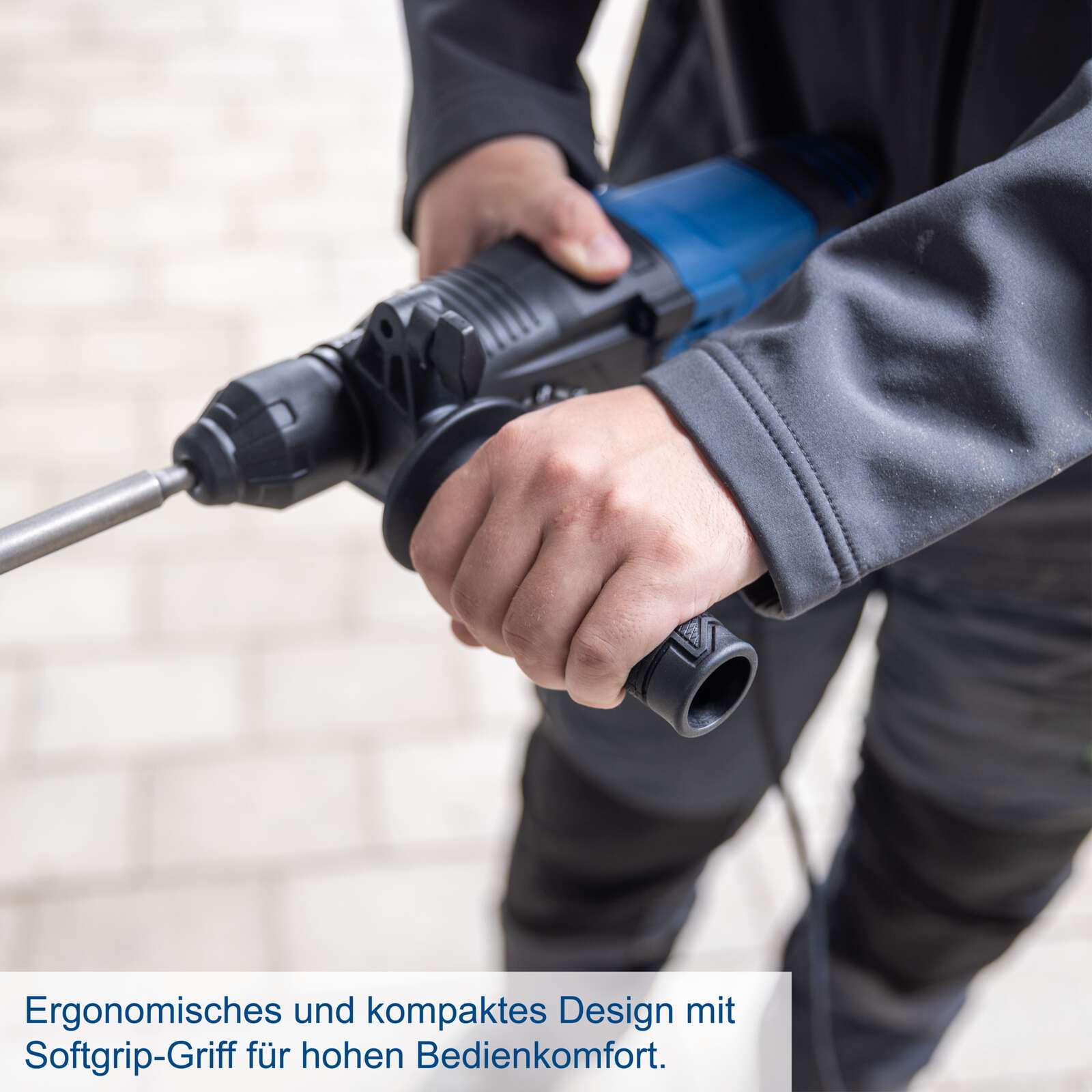 Bohrhammer DH2260 Scheppach - 230V 1050W | 3 Joule Schlagkraft | SDS-Plus | 26mm Bohrleistung Beton | 4in1 Funktion | 5500bpm | Variable Drehzahl Bild 2