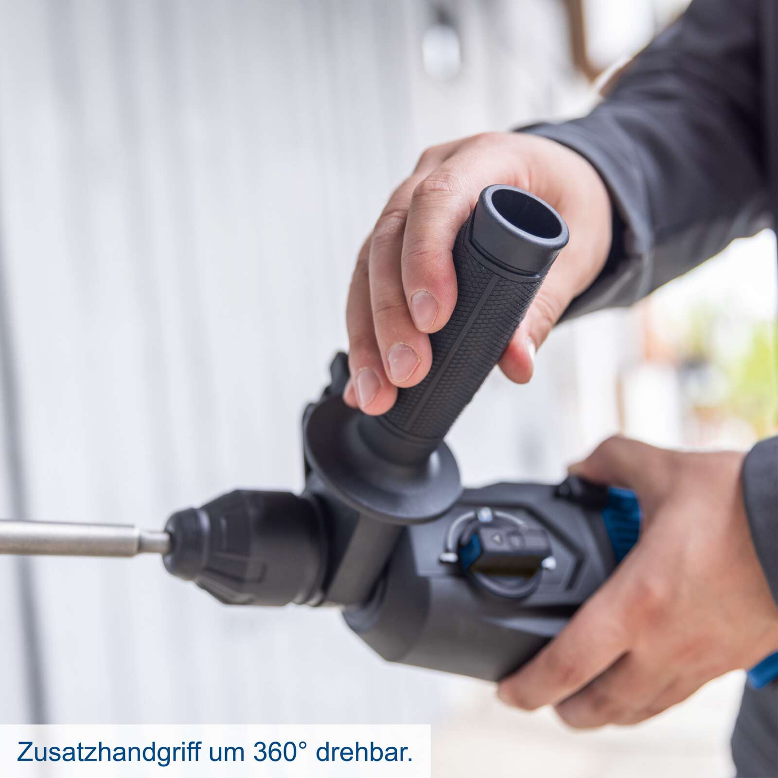 Bohrhammer DH2260 Scheppach - 230V 1050W | 3 Joule Schlagkraft | SDS-Plus | 26mm Bohrleistung Beton | 4in1 Funktion | 5500bpm | Variable Drehzahl Bild 5